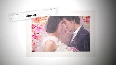 复古胶带婚礼爱情家庭相册展示AE模板视频的预览图